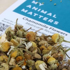 Chamomile flowers for animals from My Animal Matters.