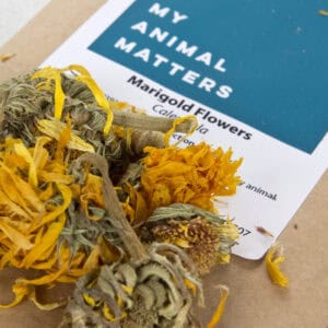 Marigold Flowers for Animals from My Animal Matters.