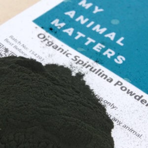 Spirulina powder for animals from My Animal Matters.